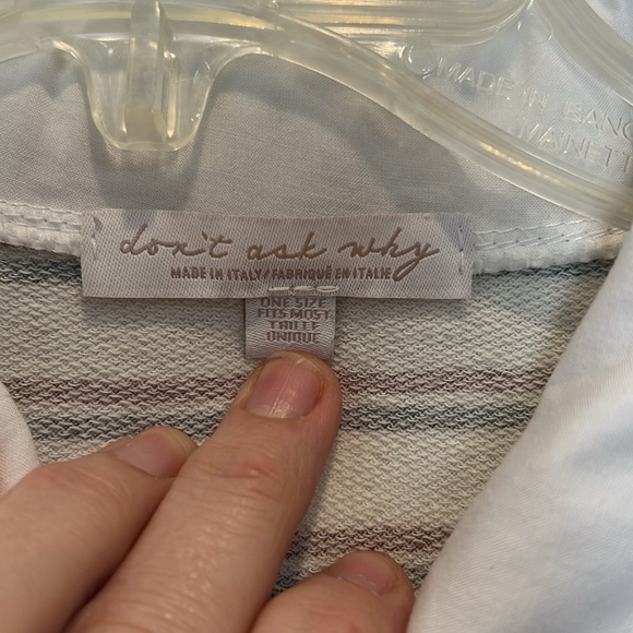 Don’t ask why brand crop top shirt. One size fits most. - Picture 4 of 5